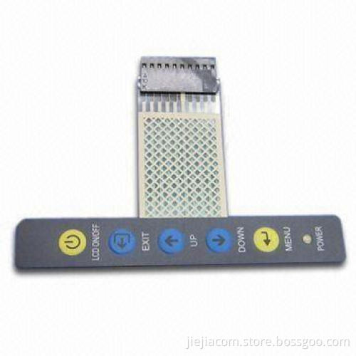 LED Membrane Switch with Anti-static Interference and 35V DC Voltage Membrane Keypad